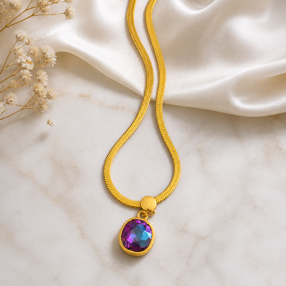 Purple Crystal Pendant - Image 2
