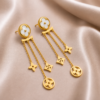 Floral Tassel Earrings