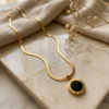 Roman Black Pendant